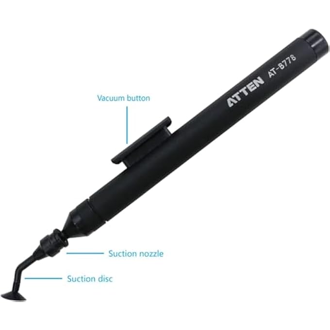 rayihni AT-B778 ANTISTATIC MANUAL VACUUM SUCTION PEN – PRECISION BGA CHIP IC PICKUP TOOL AND LENS CRYSTAL SUCTION SUCKER - Image 3