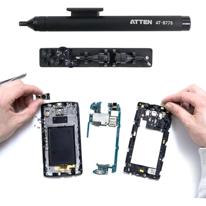 rayihni AT-B778 ANTISTATIC MANUAL VACUUM SUCTION PEN – PRECISION BGA CHIP IC PICKUP TOOL AND LENS CRYSTAL SUCTION SUCKER - Image 2