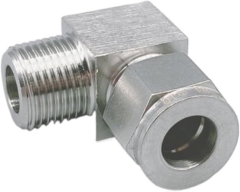 Stainless Steel 304 Pipe Fittings Elbow Connector 3mm OD Pipe 1 8 Inch Male Thread - Image 4