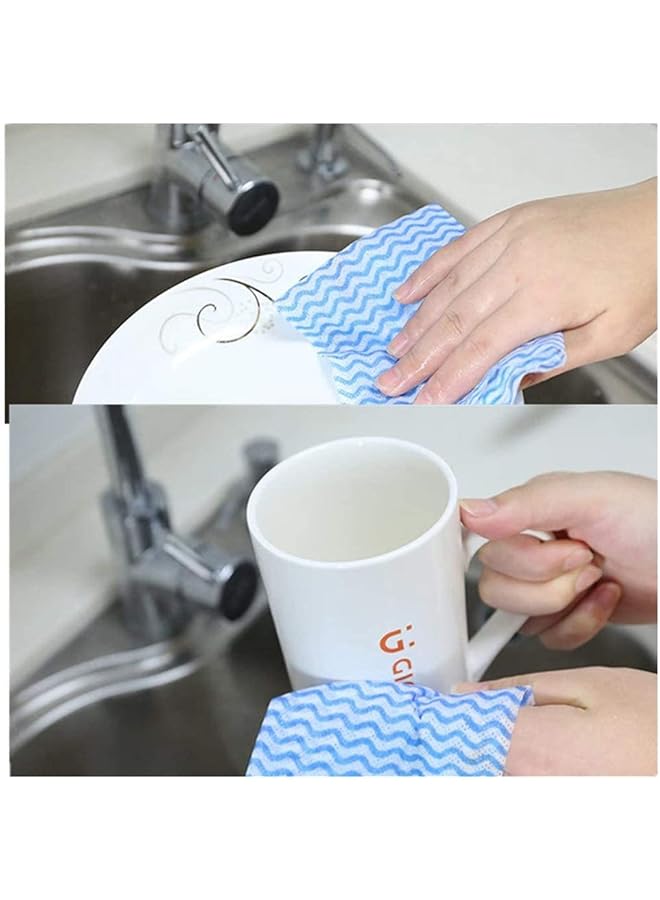 إيروريكس 150 قطعة مناديل تنظيف قابلة لإعادة الاستخدام، مناديل متعددة الأغراض، مناديل تنظيف غير لاصقة، مناشف ورقية منزلية للمطبخ - Image 4