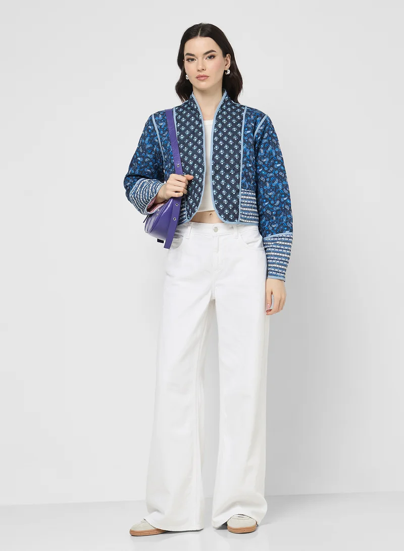 Ginger Paisley Patchwork Quilted Jacket