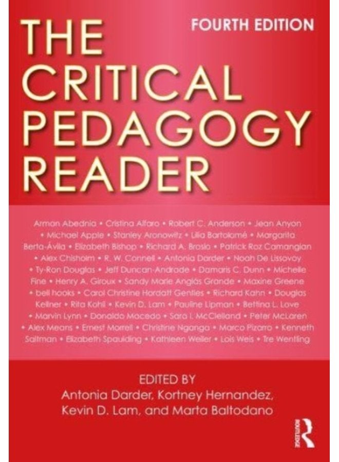 The Critical Pedagogy Reader - Paperback