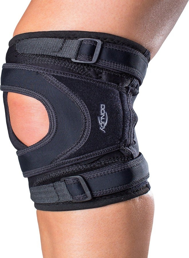 DonJoy Tru-Pull Lite Knee Support Brace for Women and Men | Adjustable Compression Knee Braces and Elastic Supports for Patellar Dislocations, XX-Large, Right - Image 1