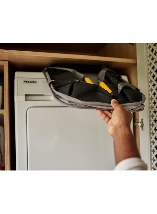 Joseph Joseph جوزيف جوزيف هولد-أول - سلة غسيل قابلة للطي بسعة 35 لتر، قماش متين، مقاوم للرطوبة، رمادي - Image 3