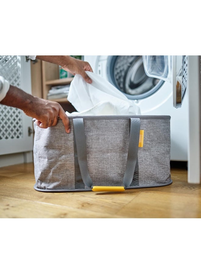 Joseph Joseph جوزيف جوزيف هولد-أول - سلة غسيل قابلة للطي بسعة 35 لتر، قماش متين، مقاوم للرطوبة، رمادي - Image 5