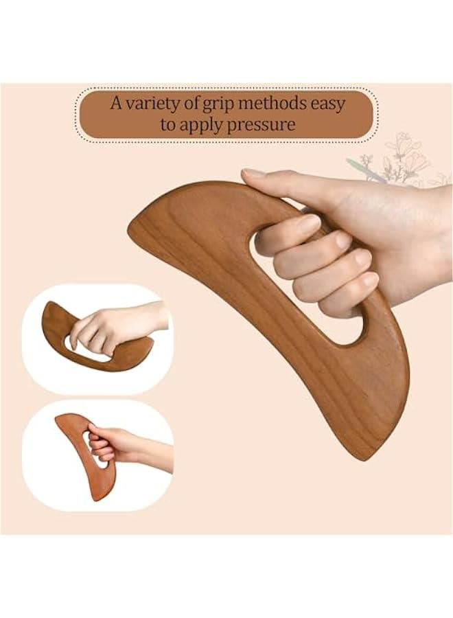 إسكدنيا أدوات تدليك خشبية لمكافحة السيلوليت وتصريف اللمفاوي وتخفيف توتر العضلات - Image 5