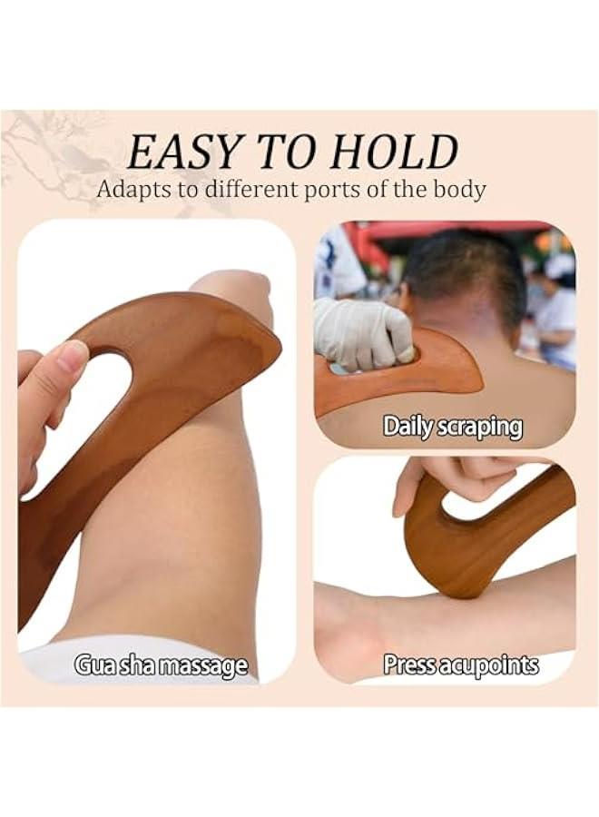 إسكدنيا أدوات تدليك خشبية لمكافحة السيلوليت وتصريف اللمفاوي وتخفيف توتر العضلات - Image 4