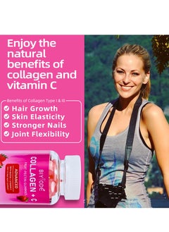 BIYODE Collagen  Plus Vitamin C Dietary Supplement - 60 gummies  - Image 3