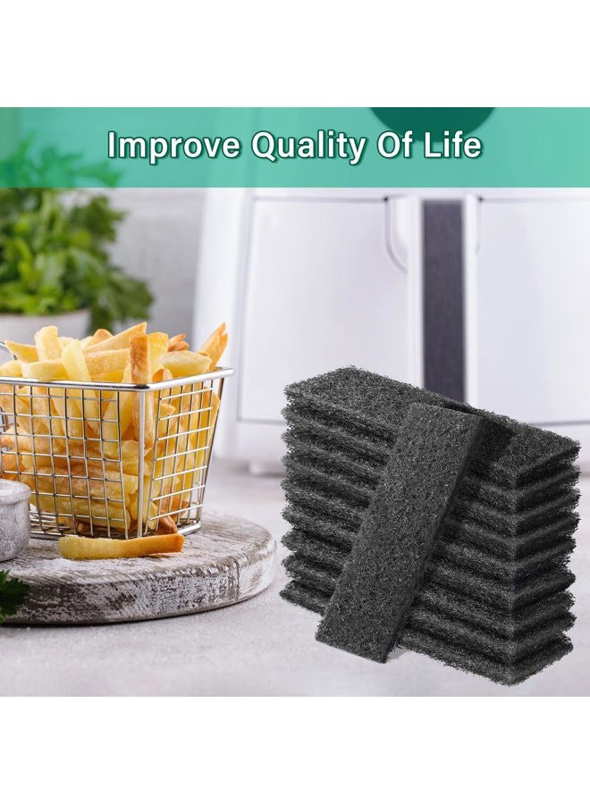 Enhon 20 Pcs Charcoal and Oil Vapor Air Fryer Filter Compatible with Instant/Vortex Plus 6 Quart Air Fryer, Replacement Accessories Compatible with Instant 6 Qt for Odor Erase and Absorbing Grease - Image 3