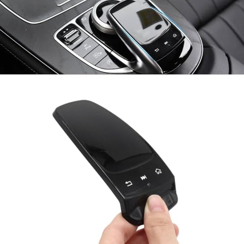 Goodithy Console Touchpad Control Mouse Cover, Handwriting Touch Pad Mouse Controller Switch Cover Panel Trim Replacement for Mercedes Benz C S GLC GLS GLE E Class W205 W253 W166 W213 W222 (Model B) - Image 1