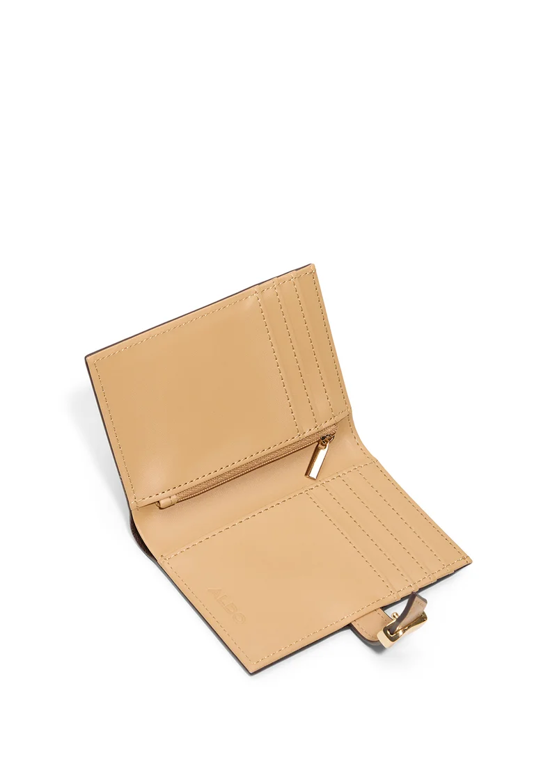 ALDO Printed flap lock Card Holder