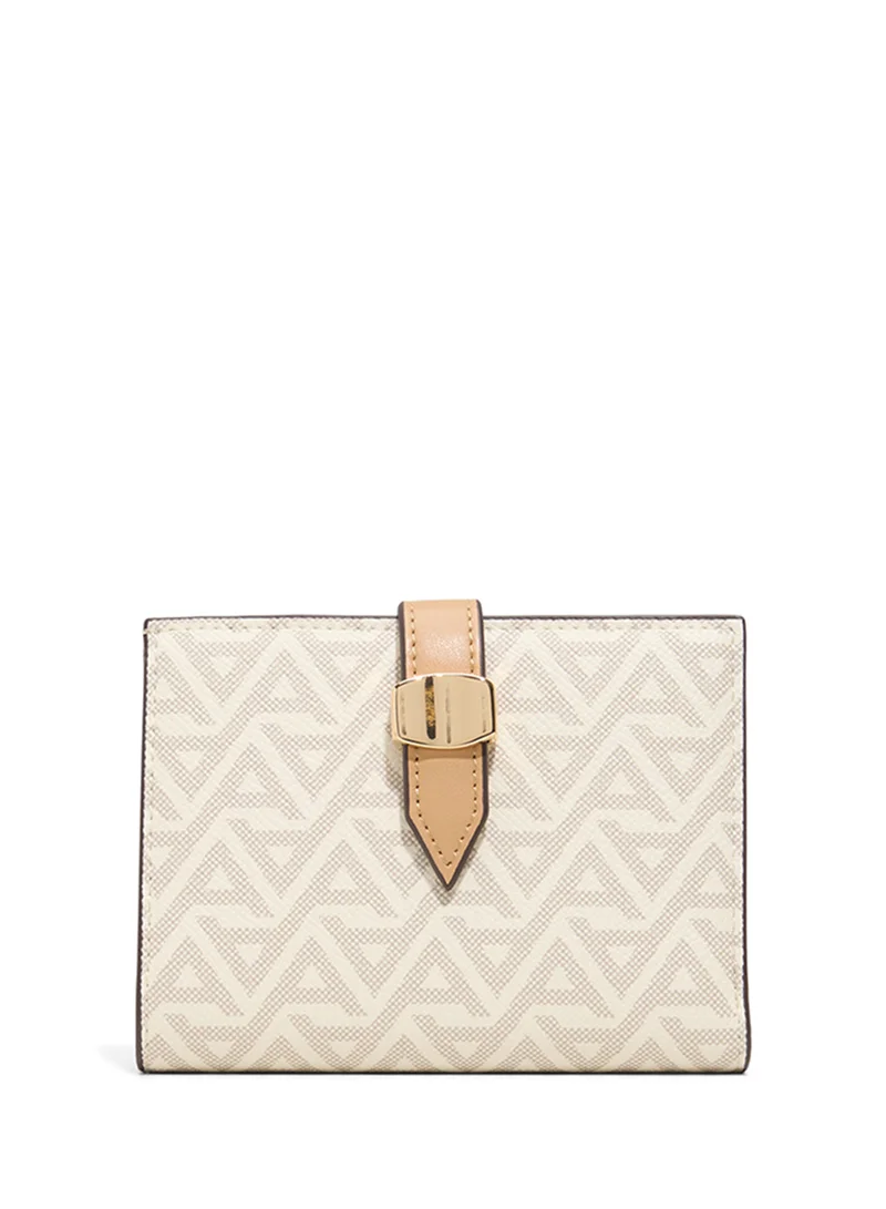 ALDO Printed flap lock Card Holder