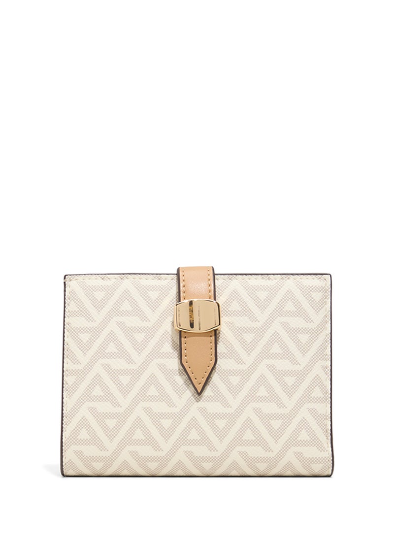 ALDO Printed flap lock Card Holder - Image 1