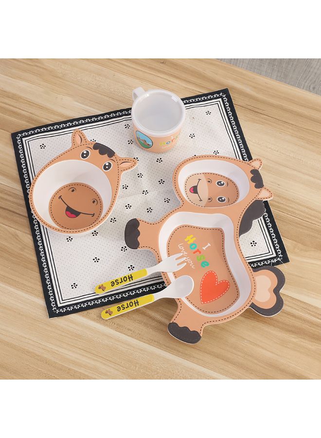 5-Piece Cartoon Dinnerware Set - Image 4