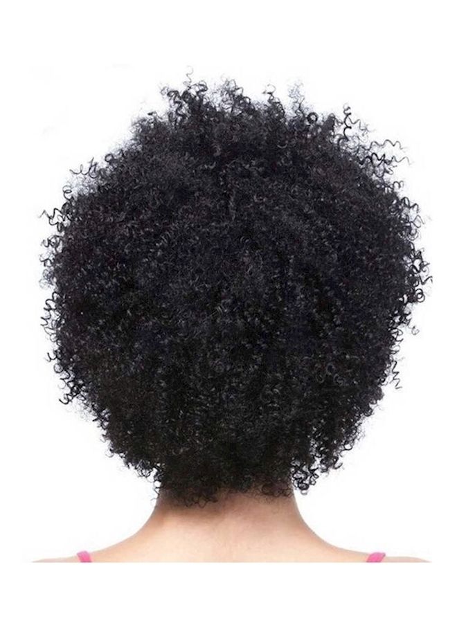 NIBEMINENT Short Curls Bob Wig Black - Image 2