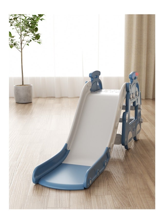 فول جوي زحليقه اطفال 2 في 1 مع طوق كرة السلة ، زحليقه للأطفال الصغار الأولاد والبنات المتسلقين، ألعاب داخلية وخارجية - Image 4