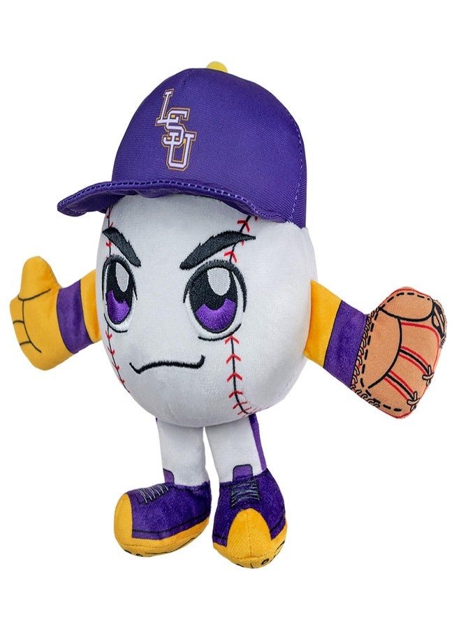 Bleacher Creatures LSU Tigers 8" Kuricha Baseball Sitting Plush - Soft Chibi Inspired Plush - Image 4