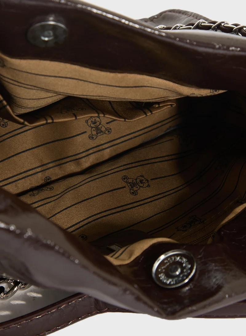 ELLA Crinkle Effect Tote Bag