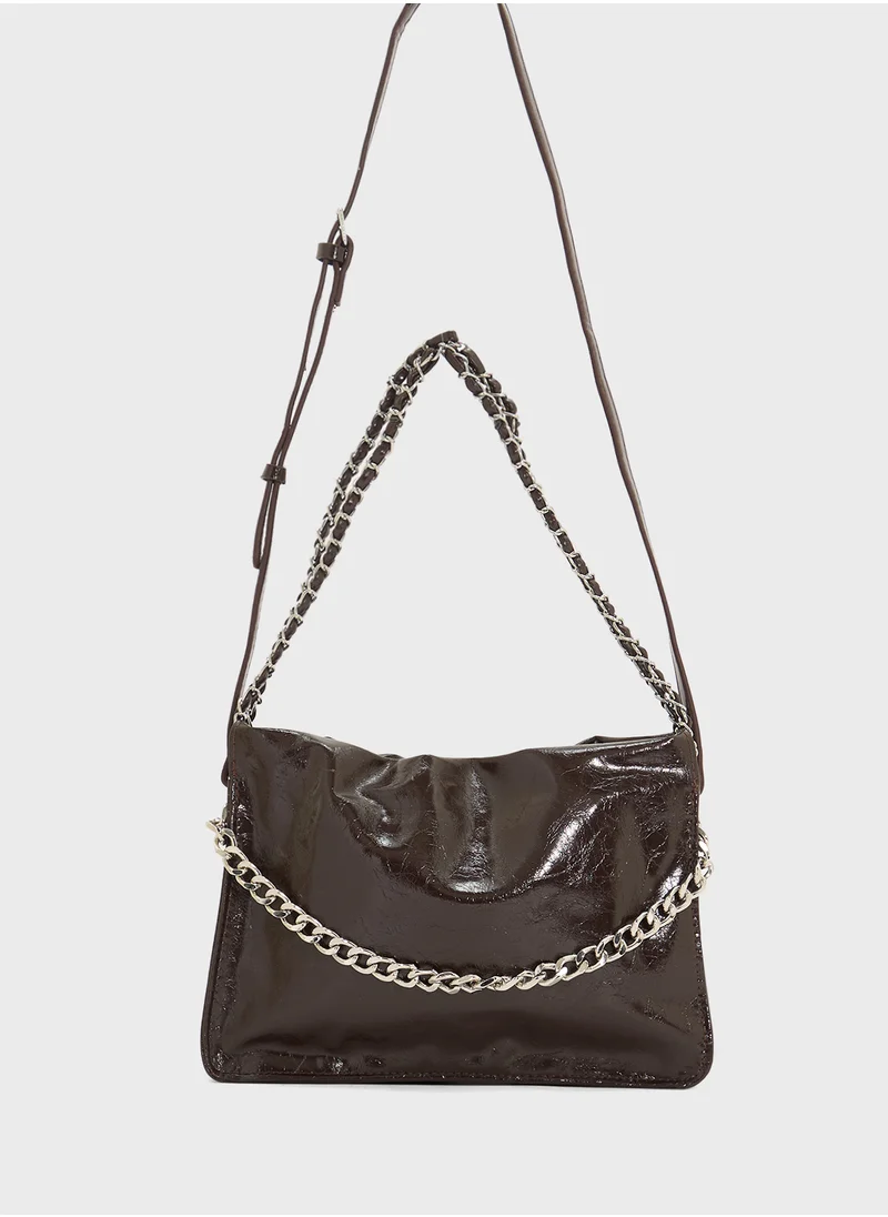 ايلا Crinkle Effect Tote Bag
