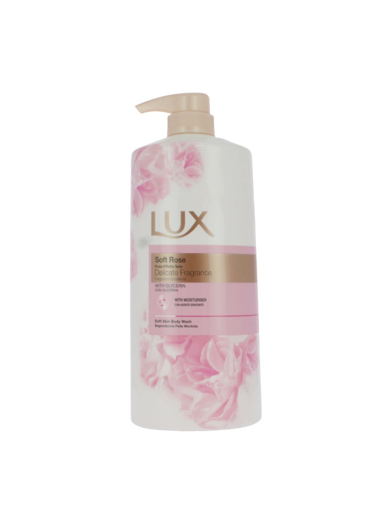 لوكس غسول الجسم الفاخر 1000 مل برائحة الورد الناعم