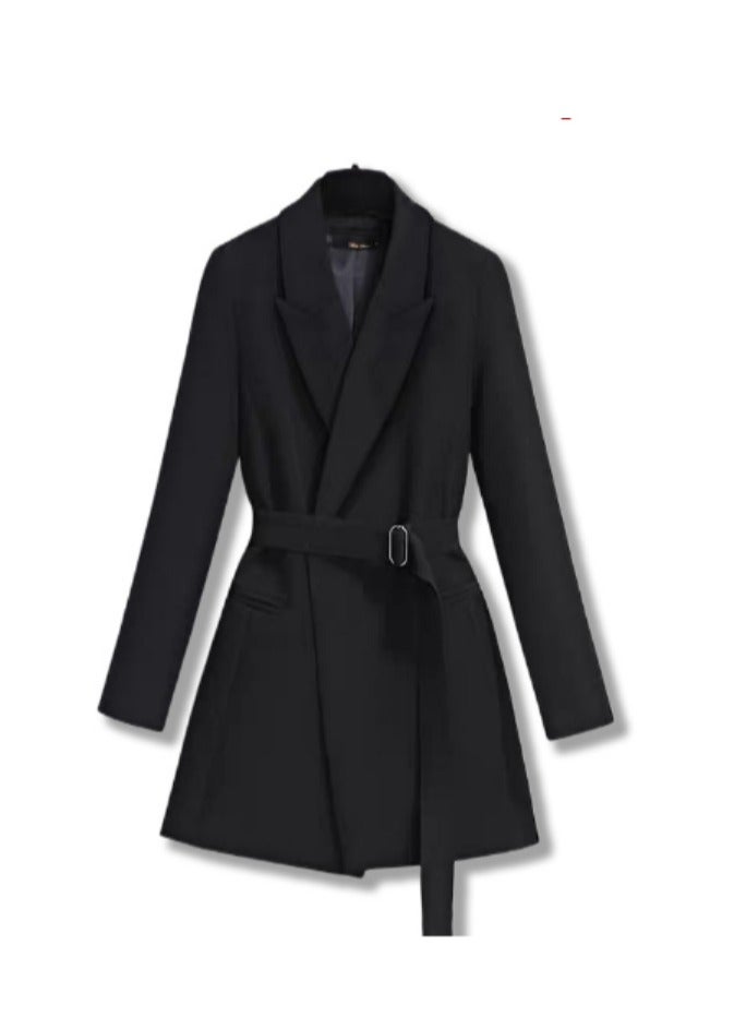 Nariele New High-End Stylish Slim Fitting Waistband Coat