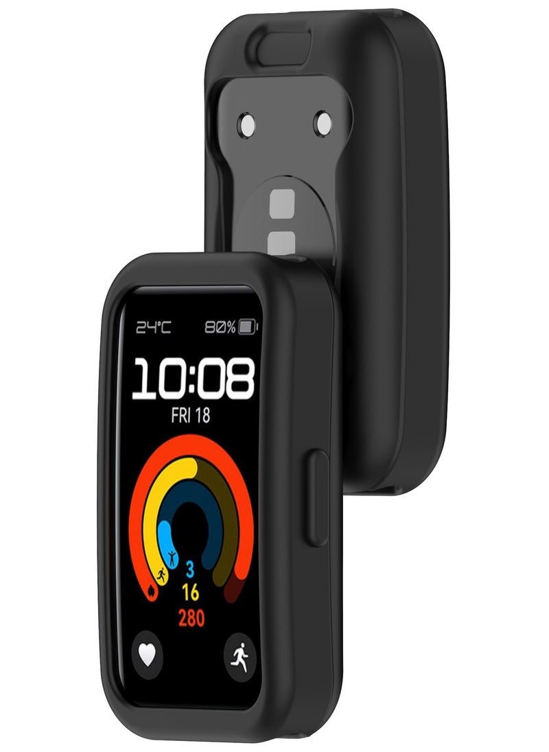 HW - 3 Sets Of Huawei Band 8 Band 9 Replacement Straps Including Silicone Protective Case With High-Definition Protective Film - Image 1