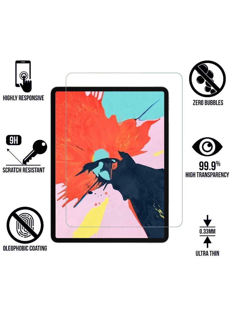 Screen Protector for Huawei MatePad Pro 12.2 2024 12.2 inch - Tempered Glass 2 Pack - Clear - Image 4