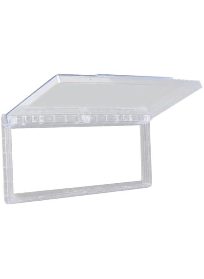 Generic - 3 Gang Waterproof Outlet Cover Outlet Panel Cover Flip Weatherproof Cover Outlet Cover for Home Improvement Living Room, Transparent - Image 1