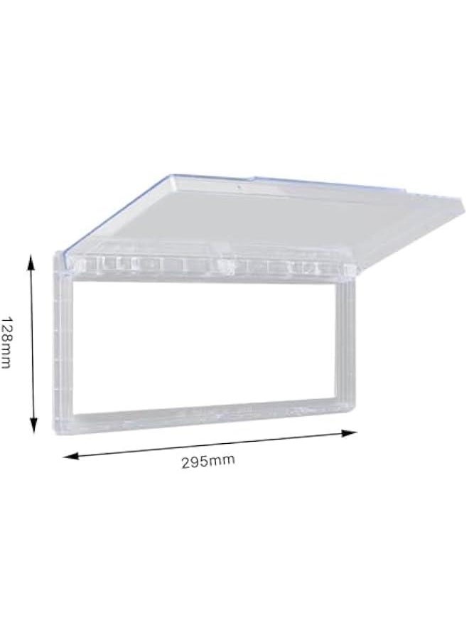 Generic - 3 Gang Waterproof Outlet Cover Outlet Panel Cover Flip Weatherproof Cover Outlet Cover for Home Improvement Living Room, Transparent - Image 1