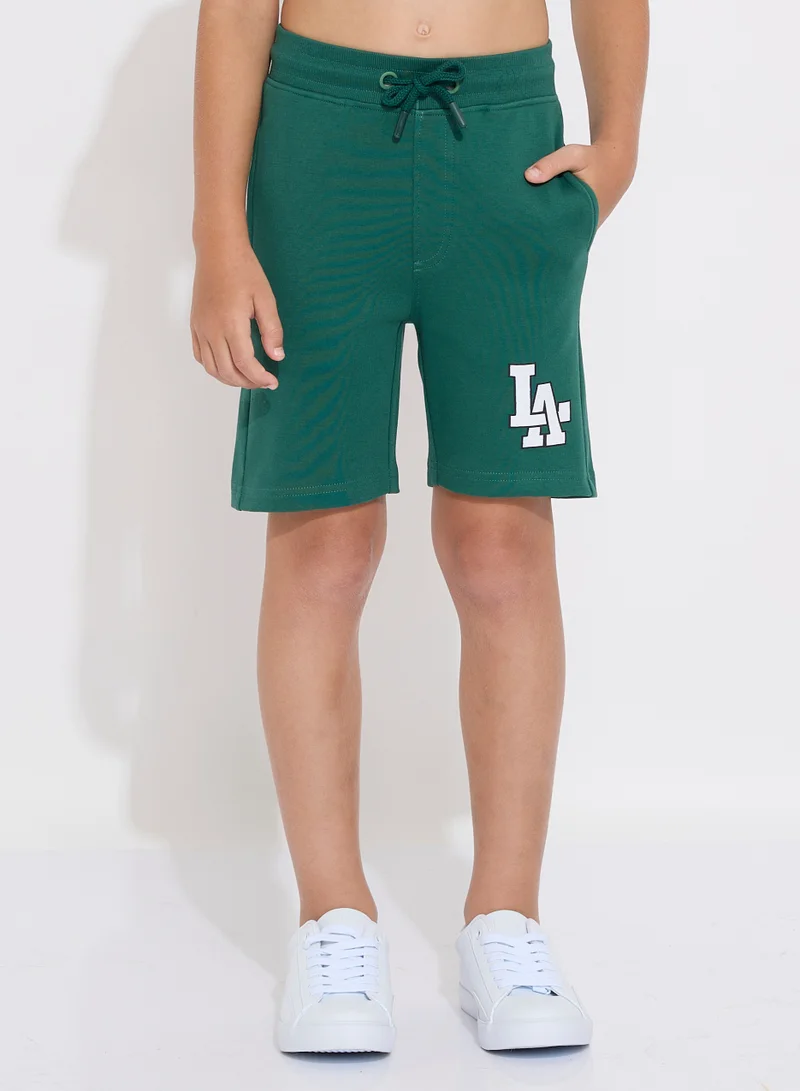 victor and jane Boys' Summer Outfit Set: 2-Piece T-Shirts & Shorts - Dark Green (2-8 Years)