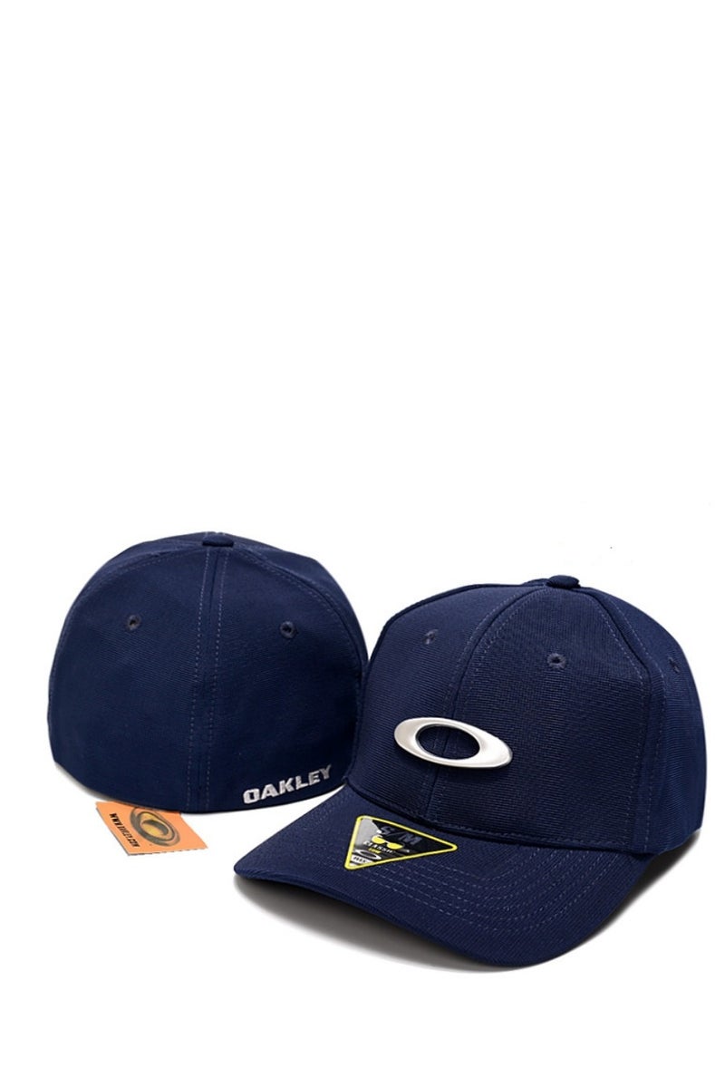 أوكلي Oakley Navy Blue Adjustable Cap with Signature Oval Logo