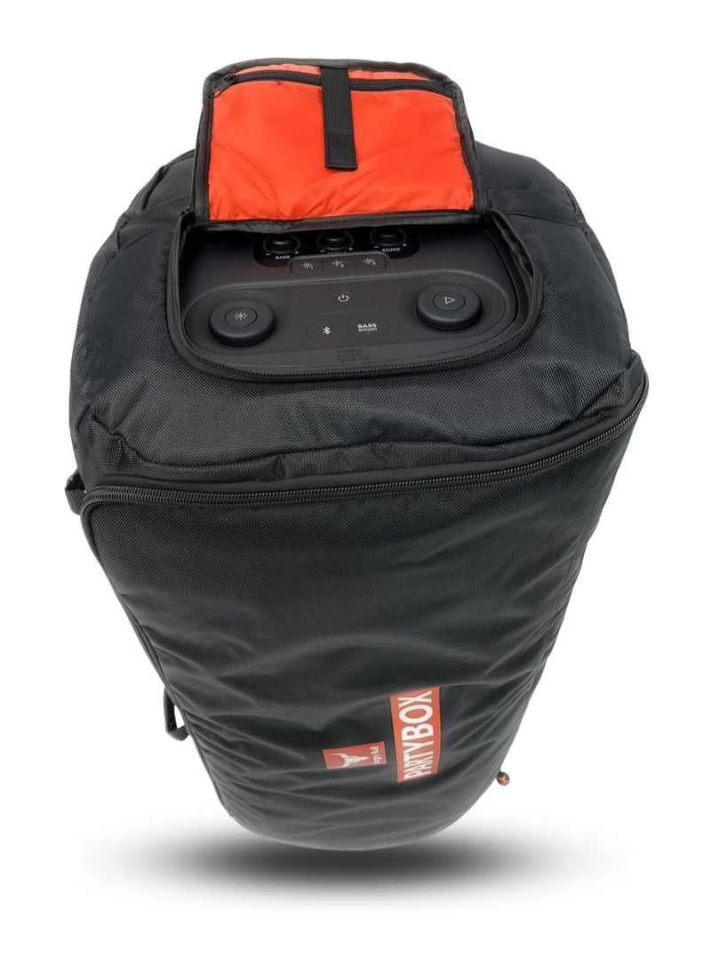 Angry Bull Speaker Bag Travel Safety Storage Case Handy Bag for JBL Party Box 710 - BLACK  - Image 2