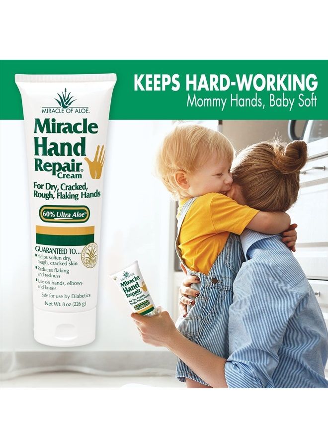 Miracle of Aloe Miracle Hand Repair 8 oz & Miracle Foot Repair 1 oz tube  - Image 2