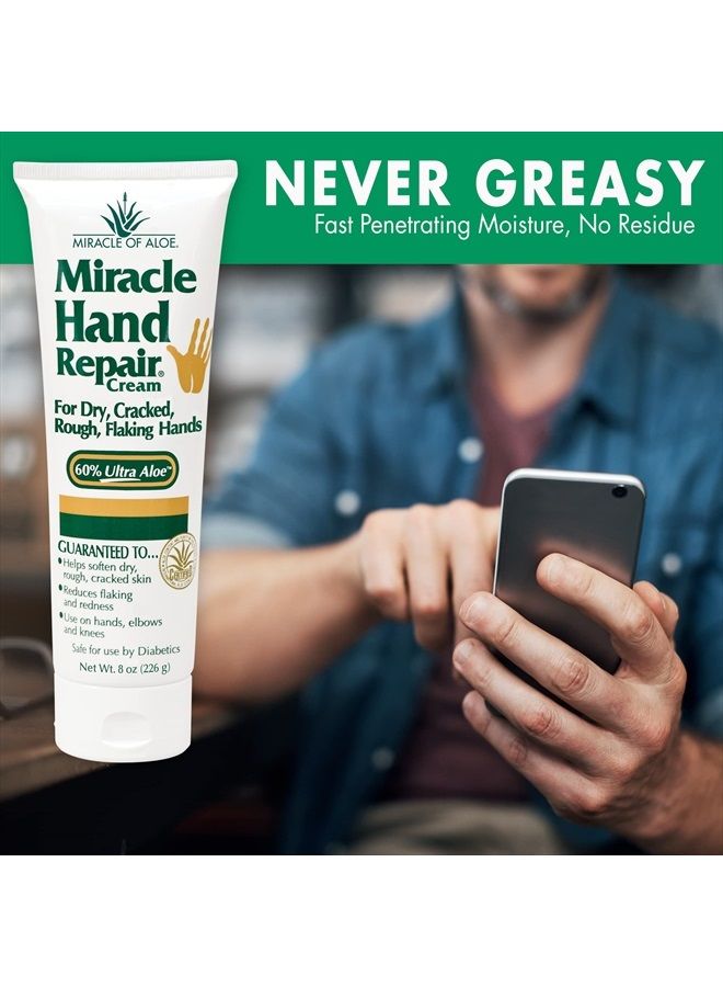 Miracle of Aloe Miracle Hand Repair 8 oz & Miracle Foot Repair 1 oz tube  - Image 3
