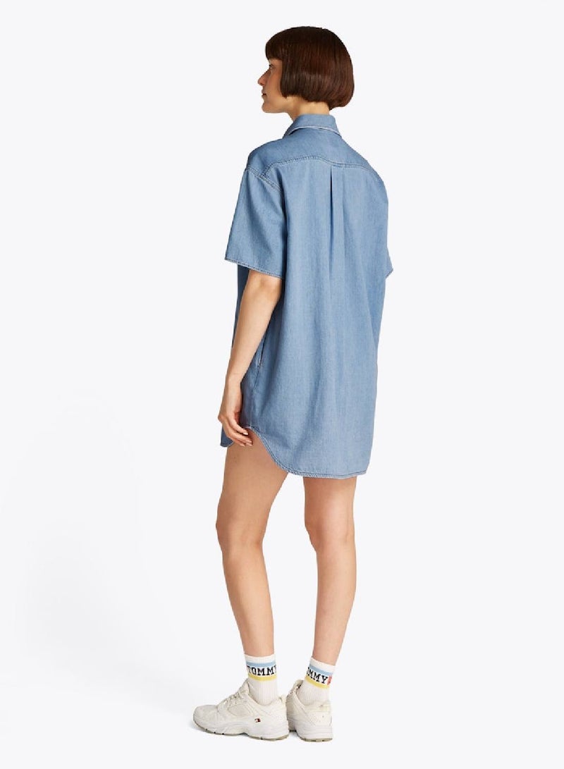TOMMY JEANS Denim Mini Dress - Image 5