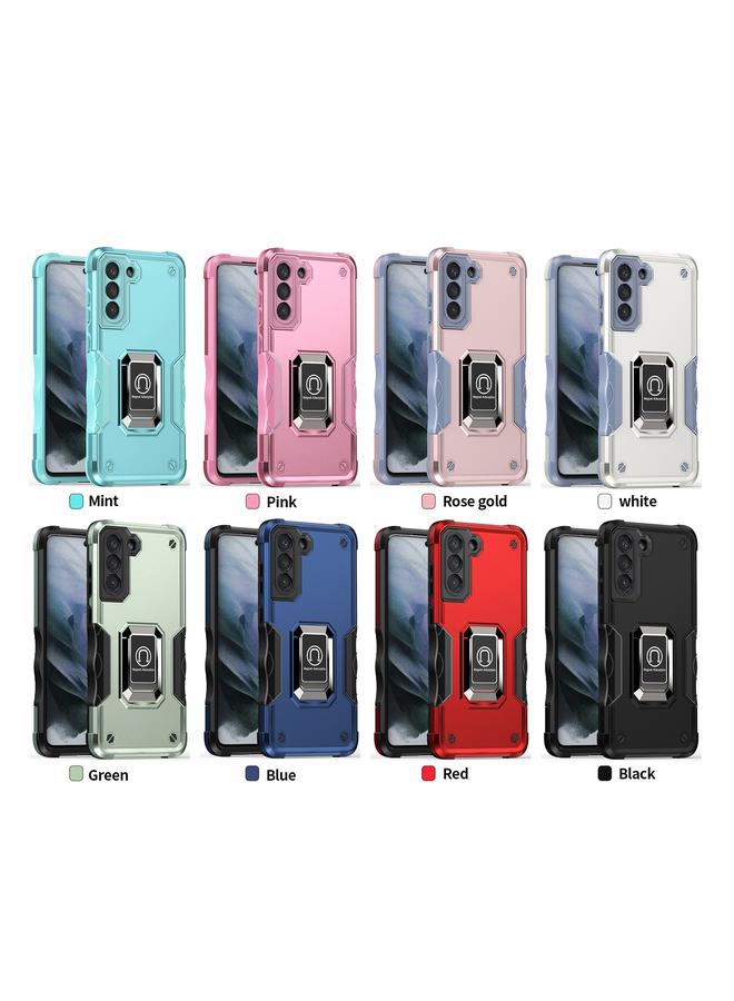 اس-توب جراب لهاتف Samsung Galaxy S21 FE 5G مزود بحلقة وحامل هاتف مدرع غير قابل للانزلاق - Image 2