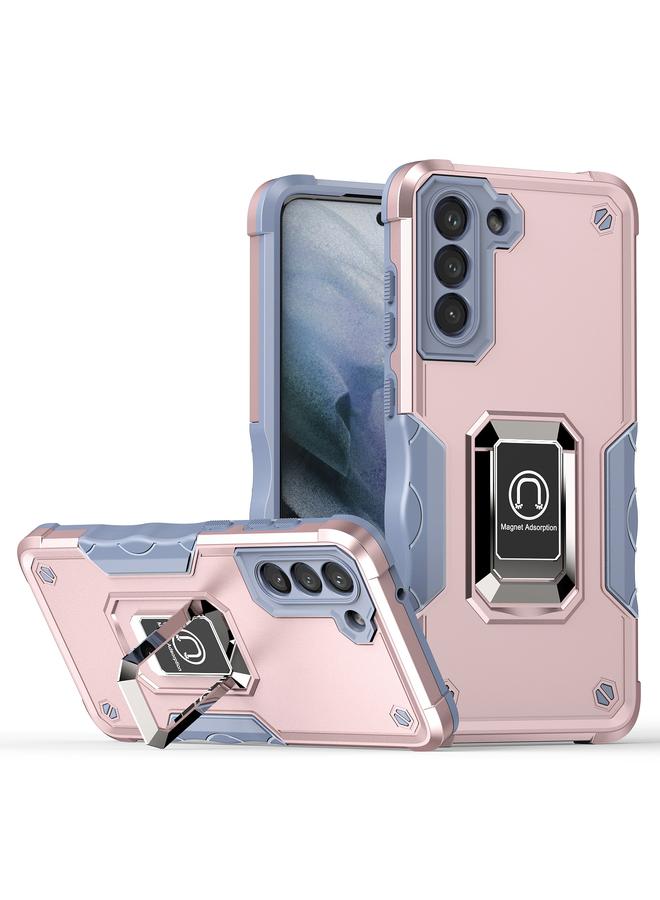 اس-توب جراب لهاتف Samsung Galaxy S21 FE 5G مزود بحلقة وحامل هاتف مدرع غير قابل للانزلاق - Image 1