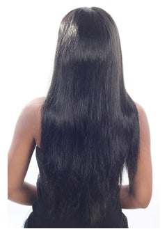 Ritzkart Ritzkart Women Feel Real Hair Fiber Heat Resistance Black Wig, Black,  - Image 5