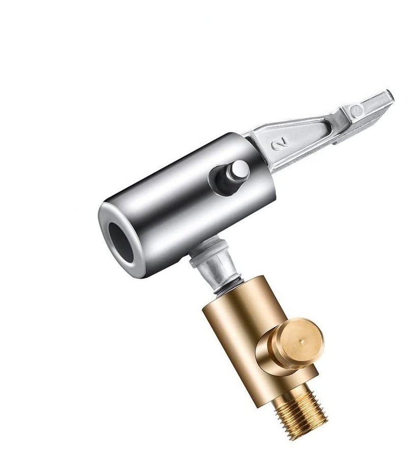 ZIBUYU® Universal Adapter for Car Air Pump, Car Air Inflator Adapter Connector with Deflation Replacement Tire Air Chucks Car Air Pump Thread Nozzle Adapter Car Pump Accessories for Motorcycles Car - Image 1