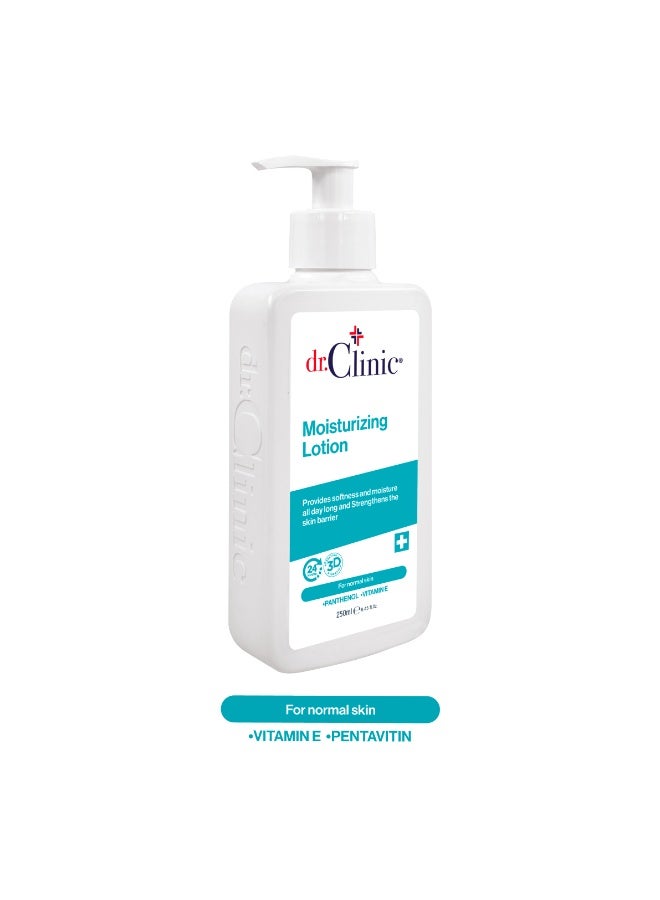 dr.Clinic DR. CLINIC | Prebiotic Moisturizing Lotion | 3D Hydration & Barrier Support | Enriched with Hyaluronic Acid, Panthenol & Vitamin E | For Normal Skin | 250 ml - Image 5