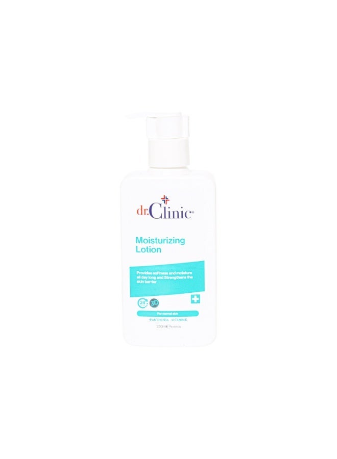 dr.Clinic DR. CLINIC | Prebiotic Moisturizing Lotion | 3D Hydration & Barrier Support | Enriched with Hyaluronic Acid, Panthenol & Vitamin E | For Normal Skin | 250 ml - Image 1
