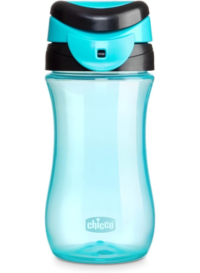 Chicco شيكو كوب تامبلر مع فوهة بدون انسكاب 12 أونصة أزرق 2 سنة وما فوق 1 حزمة - Image 1