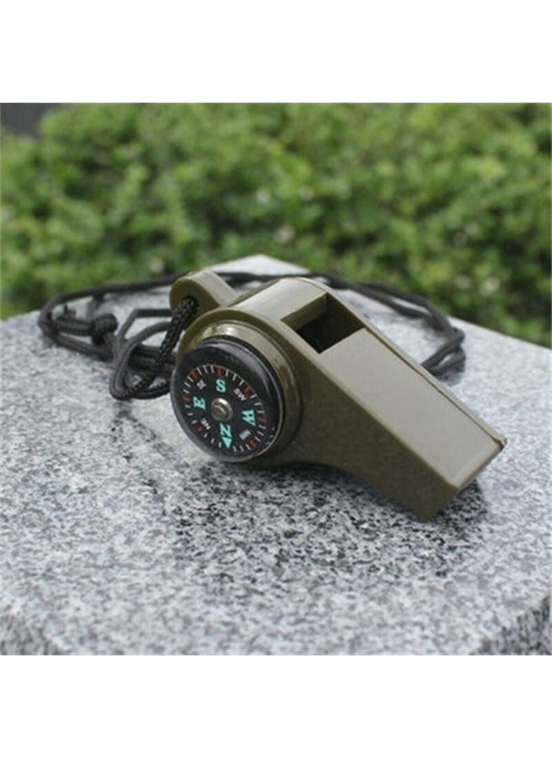 Neler Geldi Neler - What's New What's New Multifunctional Whistle Whistle with Compass and Graduated Thermometer Hunter Military Whistle - Guard Whistle - Image 1