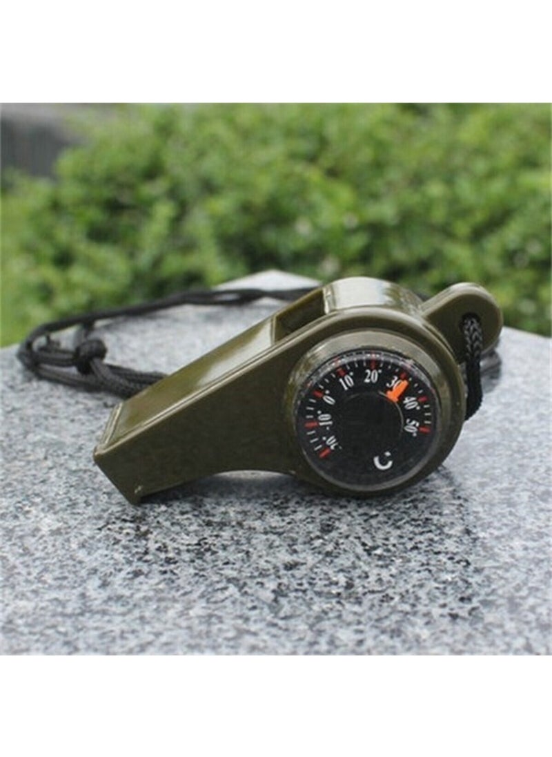 Neler Geldi Neler - What's New What's New Multifunctional Whistle Whistle with Compass and Graduated Thermometer Hunter Military Whistle - Guard Whistle - Image 1