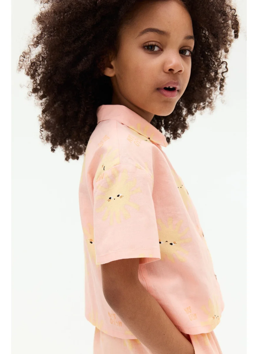 H&M Linen-Blend Blouse