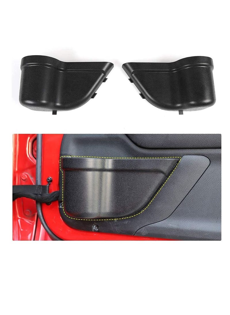 Excefore DP3 Front Door Storage Pockets, Door Side Insert Organizer Box for 2011-2018 Jeep Wrangler JK JKU 2/4 Door, Interior Storage Expansion Accessories, Black, 2PCS (Latest Upgraded Version)  - Image 2