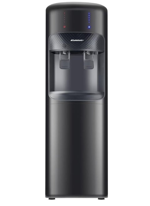 Koldair Water Dispenser Top-Load Freestanding, Two Taps Hot And Cold, Type A - Black