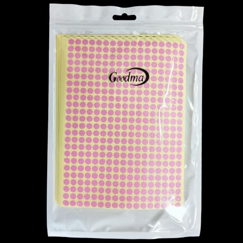 Goodma Sticky Color Coding Labels Removable Small Circle Dot Stickers for Classroom Organization Decorations Yard Sale Calendar Planner, 0.24 Inch Diameter, 12 Colors, Total 14688 Dots in 36 Sheets - Image 5