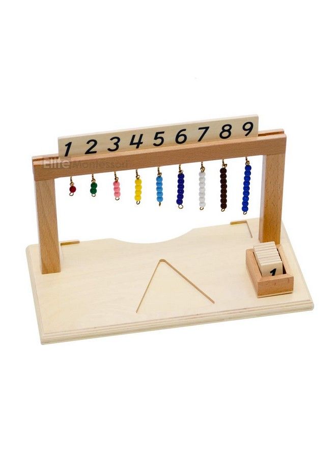 Elite Montessori Hanger For Color Bead Stairs With Beads Preschool Learning Material - Image 1