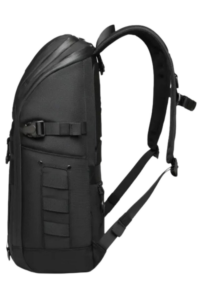 أوزوكو 9697 حقيبة ظهر للأعمال – مقاومة للماء، مقصورة لابتوب 15.6 بوصة، باللون الأسود - Image 3